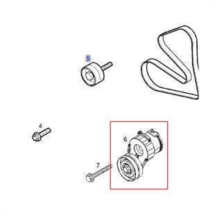 Opel Combo C 1.7 Dizel V Kayış Gergi Rulmanı ABA