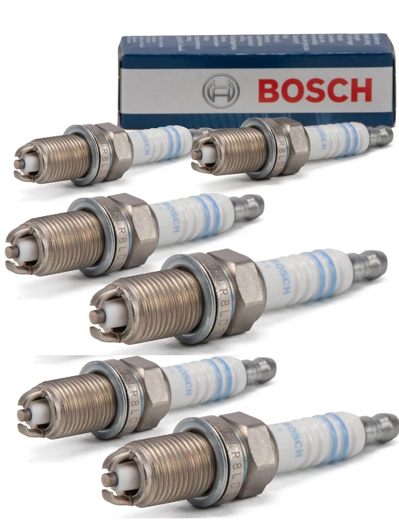 BOS 0242229654 - 1214000/95519055 Opel Vectra B 2.5 (X25XE) Buji Takımı Çift Tırnak BOSCH