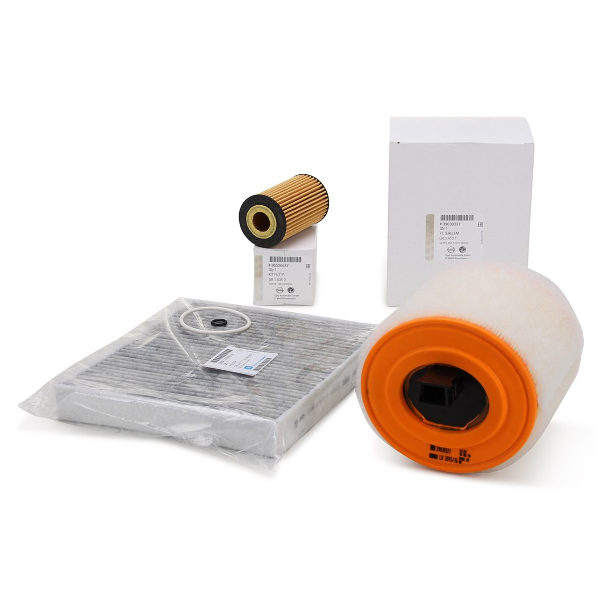 Opel Astra K 1.6 Dizel Bakım Filtre Seti (Yakıt Hariç) GM