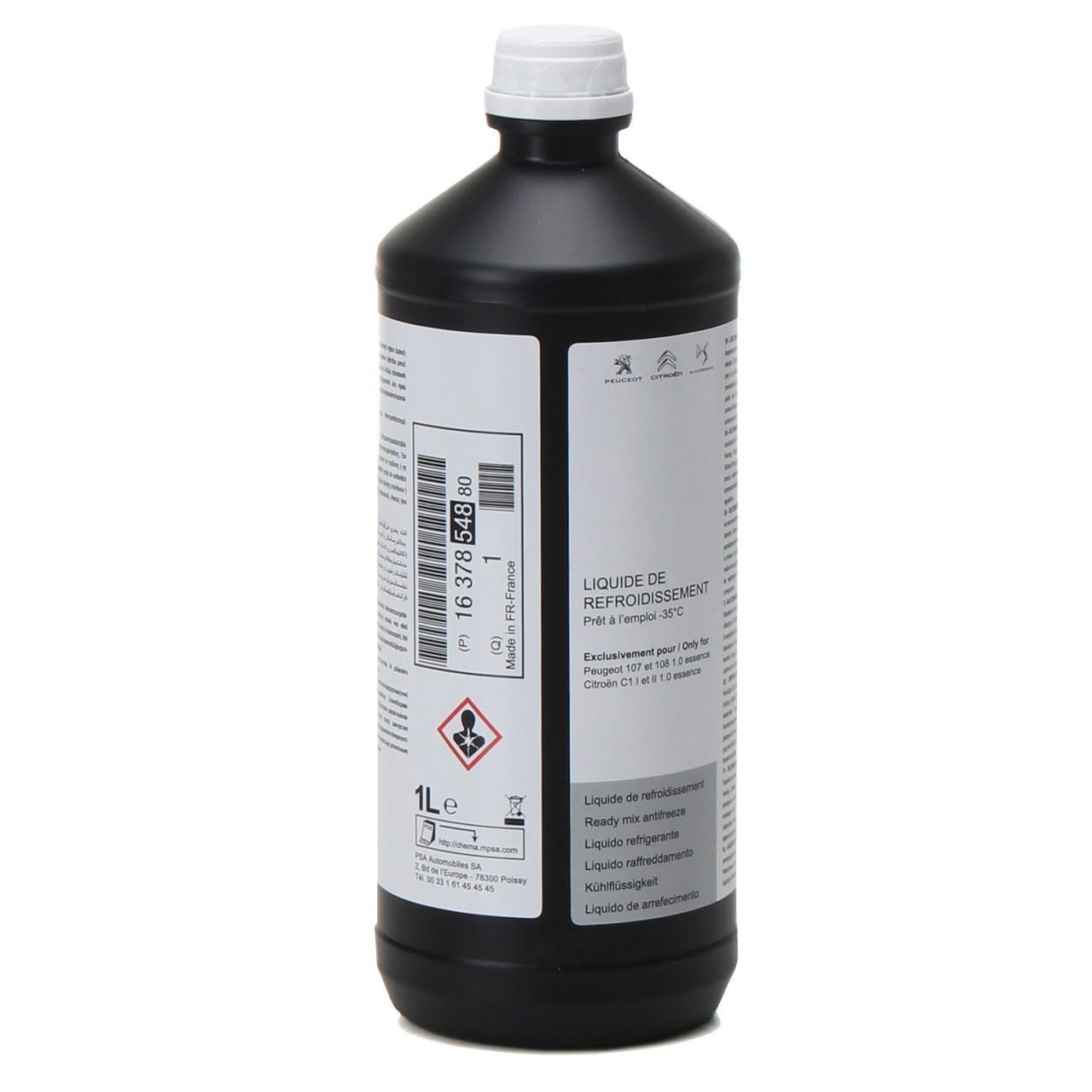 PSA 1637854880 Antifriz Kırmızı 1 LT Organik (Yurtdışı Dolum) PSA