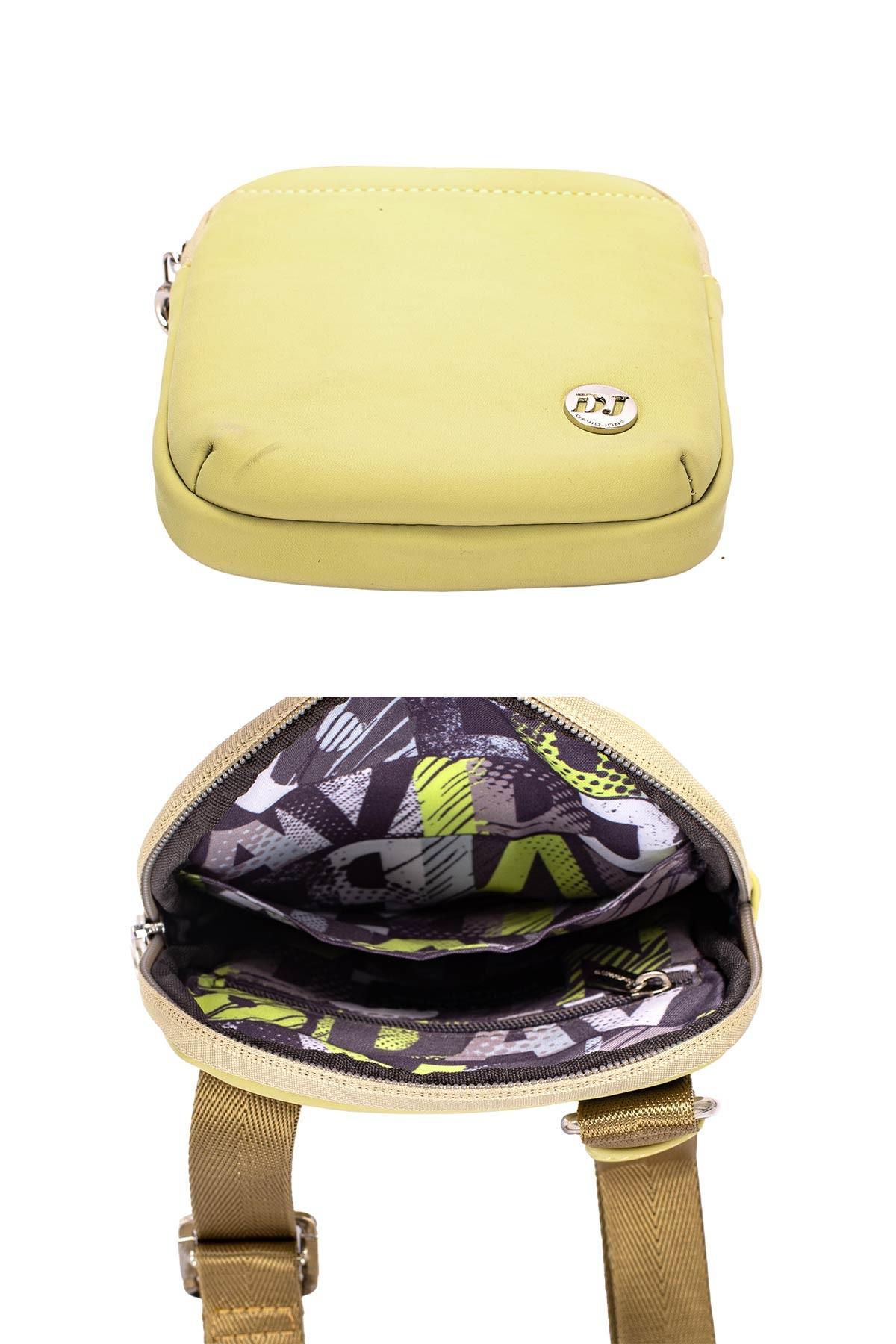 Unisex Omuz Çantası Limon Yeşili