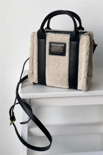 Kadın Askılı El Çantası Krem