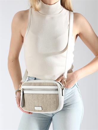 Kadın Askılı Omuz Çantası Beyaz