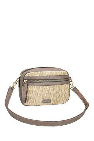 Kadın Askılı Omuz Çantası Gri