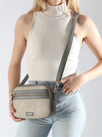 Kadın Askılı Omuz Çantası Gri