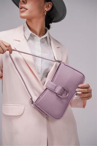 Kadın Omuz Çantası Açık Mor