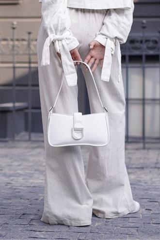 Kadın Omuz Çantası Beyaz