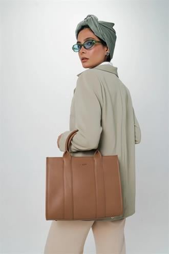Kadın Omuz Çantası Camel