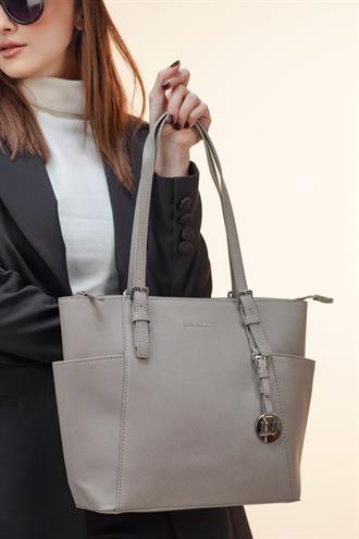 Kadın Omuz Çantası Gri