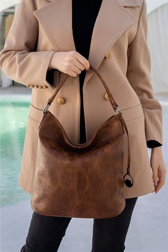 Kadın Omuz Çantası Kahve