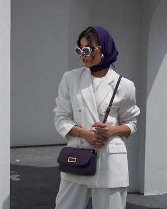 Kadın Omuz Çantası Mor