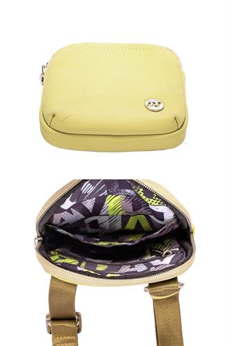 Unisex Omuz Çantası Limon Yeşili