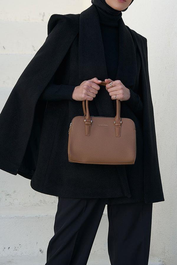 DAVID JONESKadın Askılı Omuz Çantası Camel