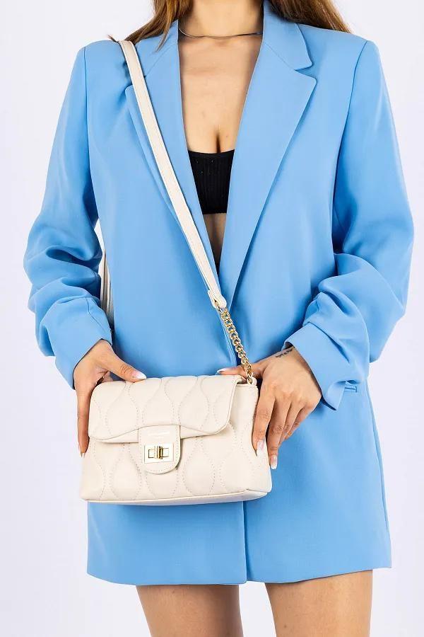 DAVID JONESKadın Çapraz Çanta Krem