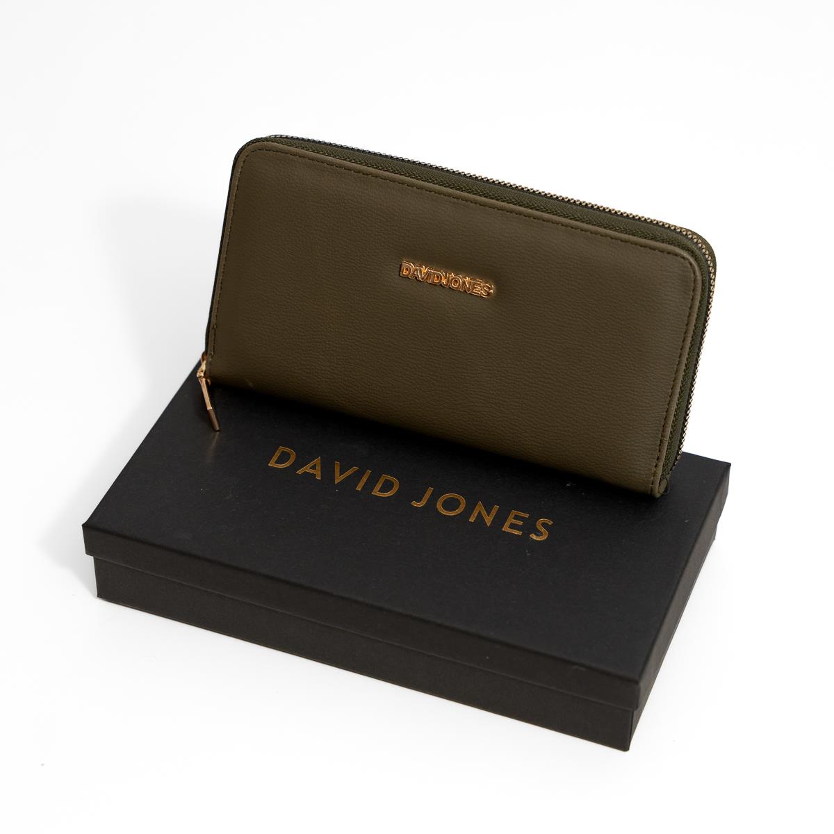 DAVID JONESKadın El Cüzdanı Haki