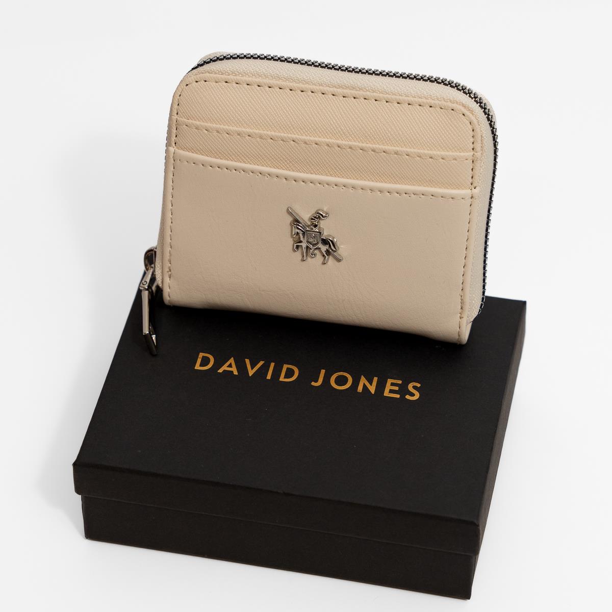 DAVID JONESKadın El Cüzdanı Kemik