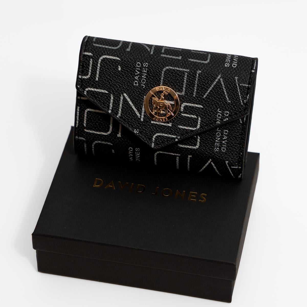 DAVID JONESKadın El Cüzdanı Siyah