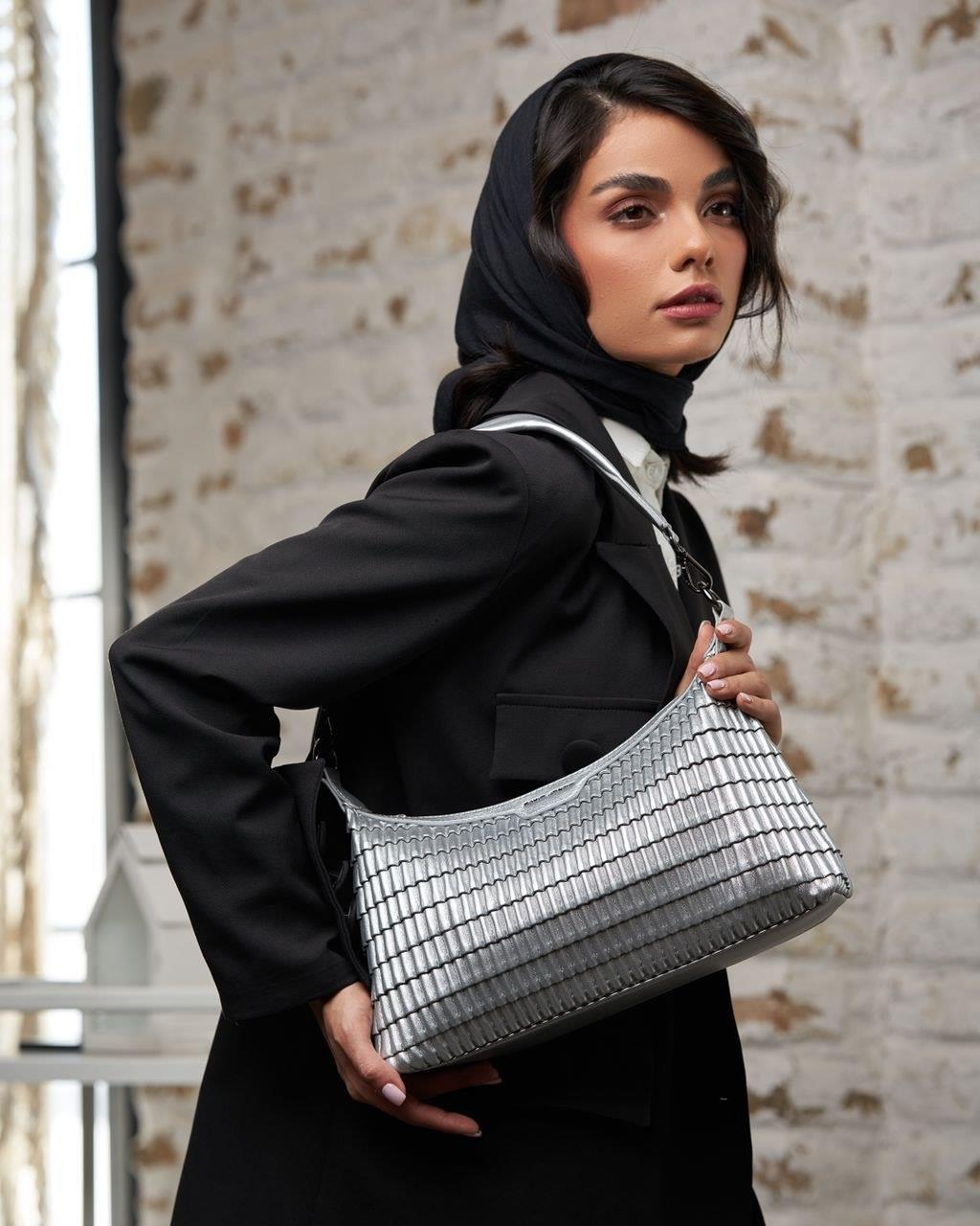 DAVID JONESKadın Omuz Çantası Silver