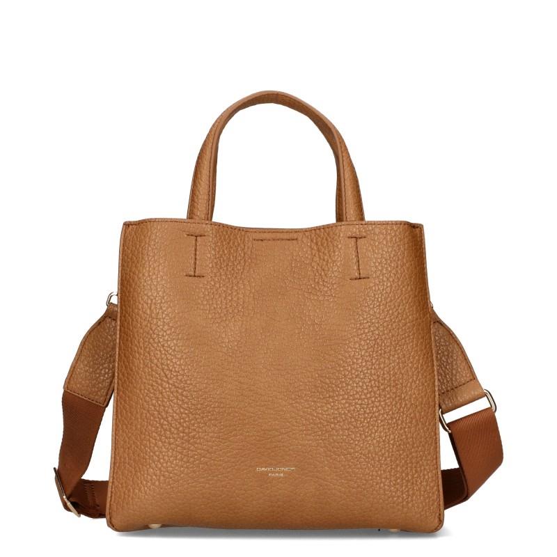 DAVID JONESKadın Omuz Çantası Taba