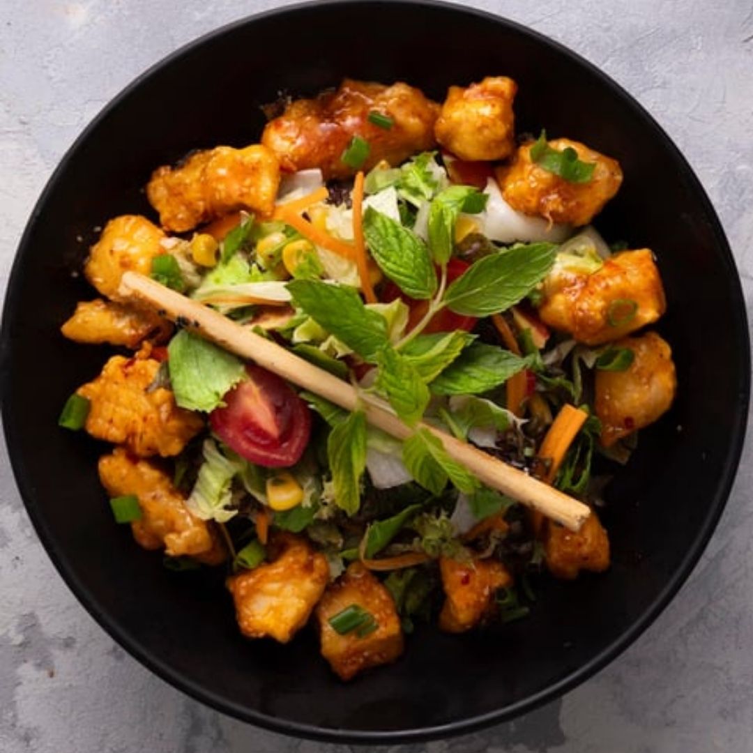 tavuklu salata