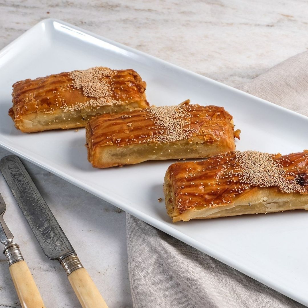 Börek sunumu