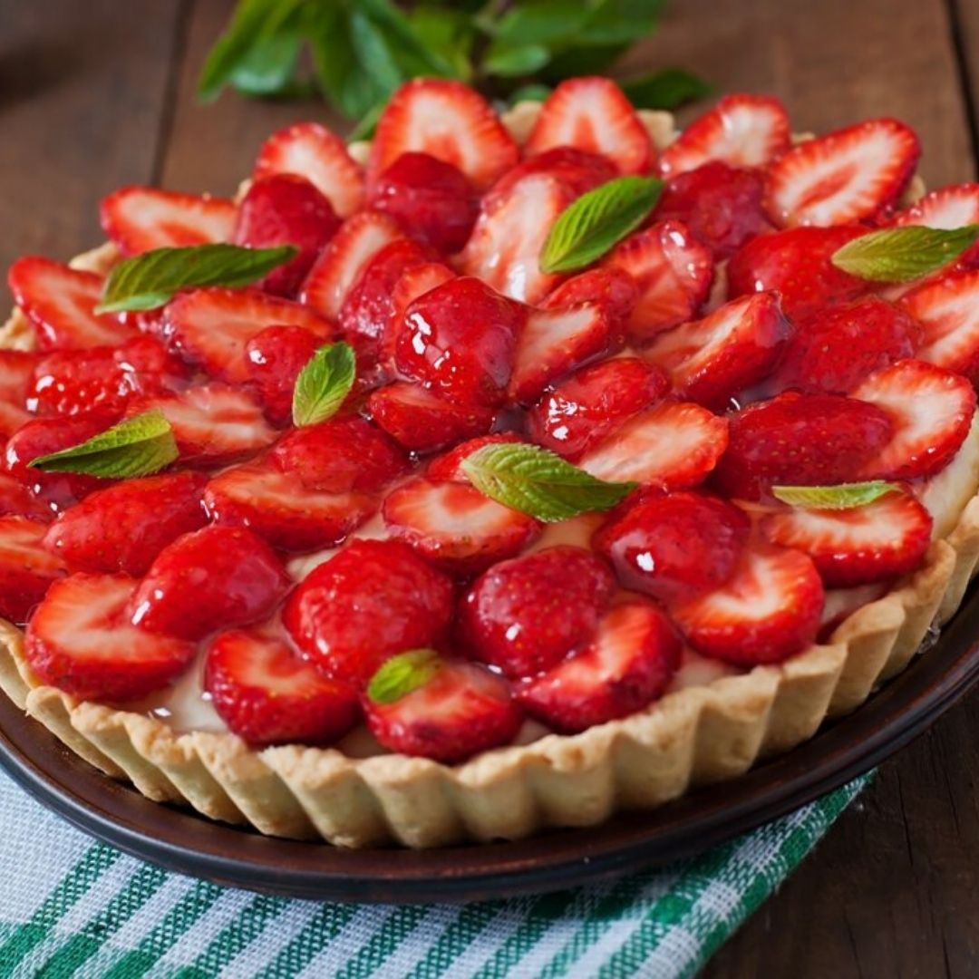 çilekli tart