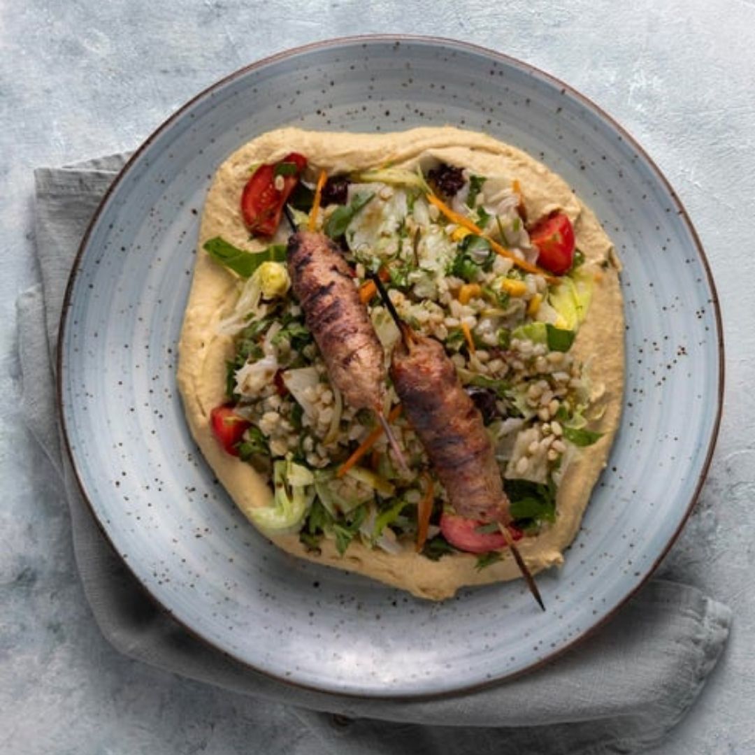 humuslu salata
