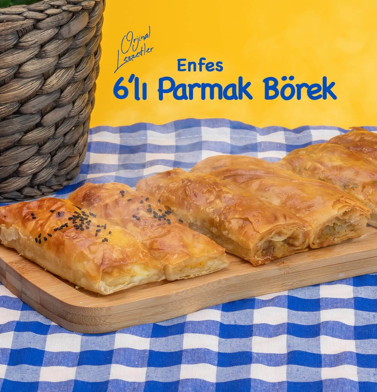 6 Lı Parmak Börek Ispanaklı