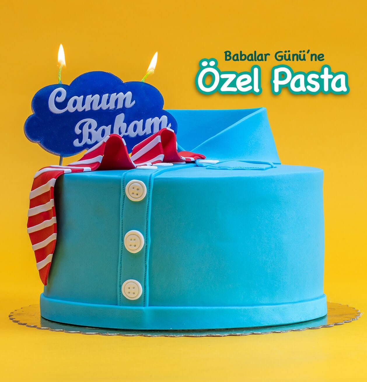Babalar Gününe Özel Canım Babam Pastası