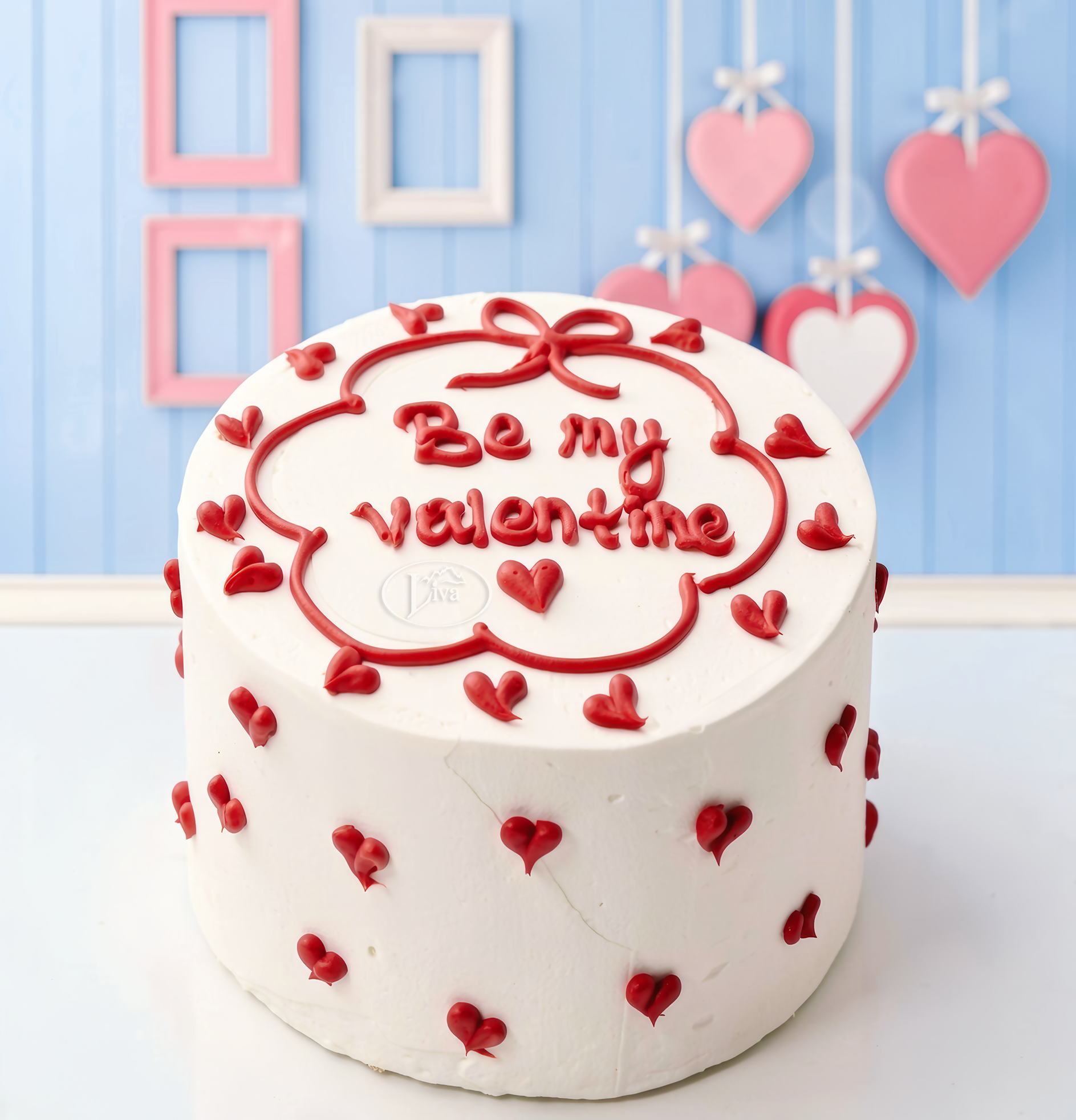 Be My Valentine Yazılı Pasta