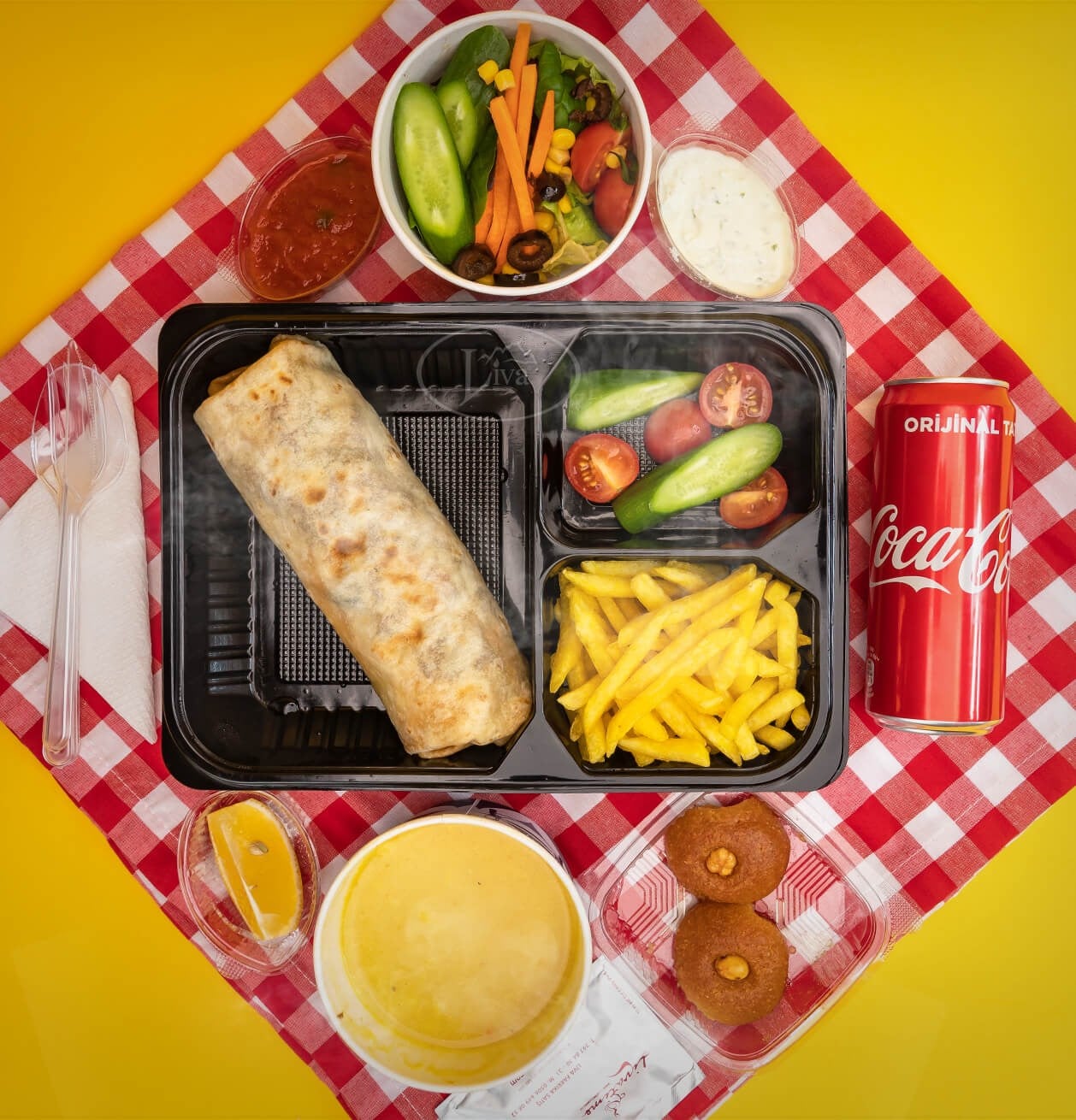 Etli Dürüm Set Menü