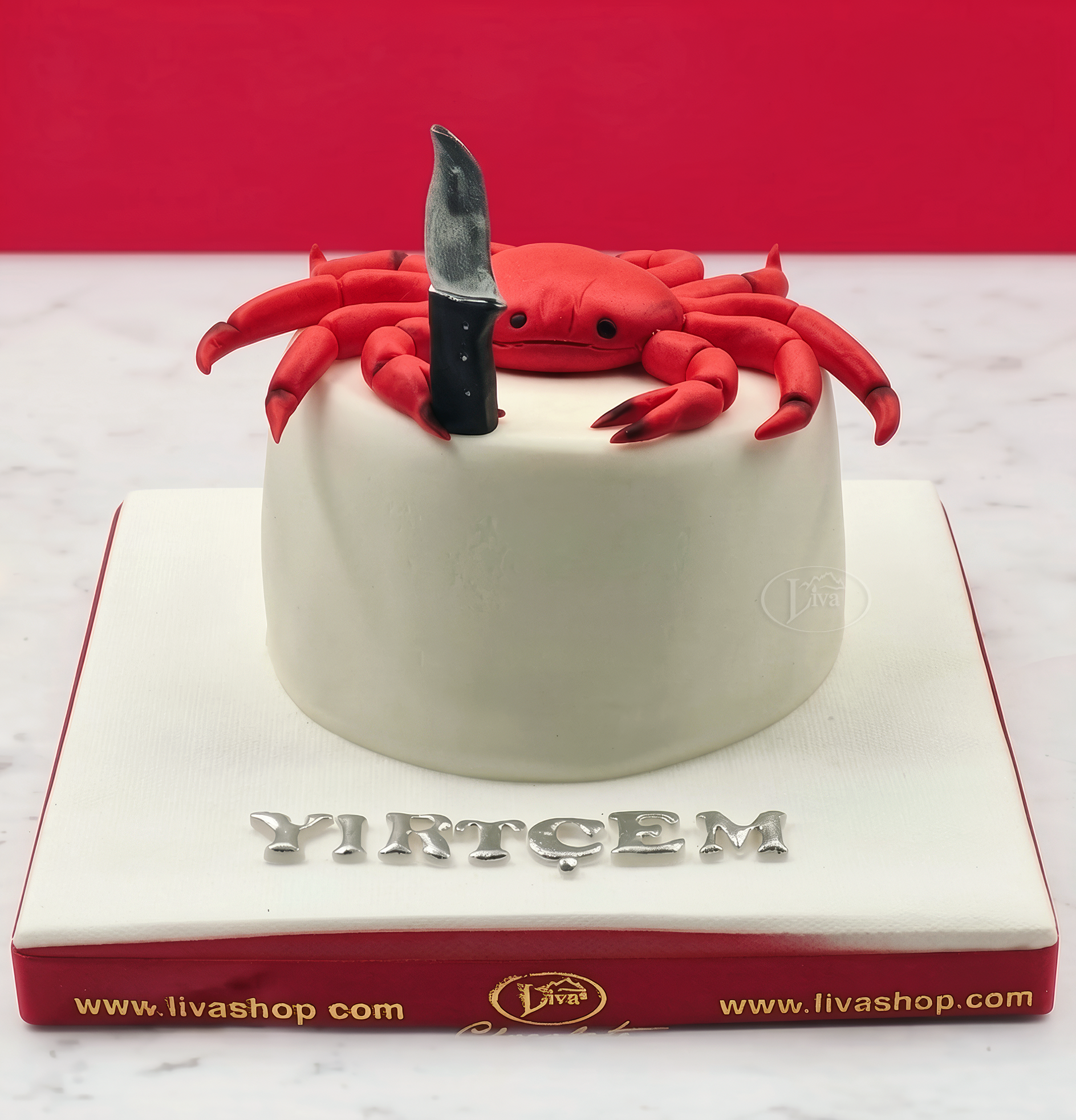 Kırmızı Yengeç Deniz Özel Pasta