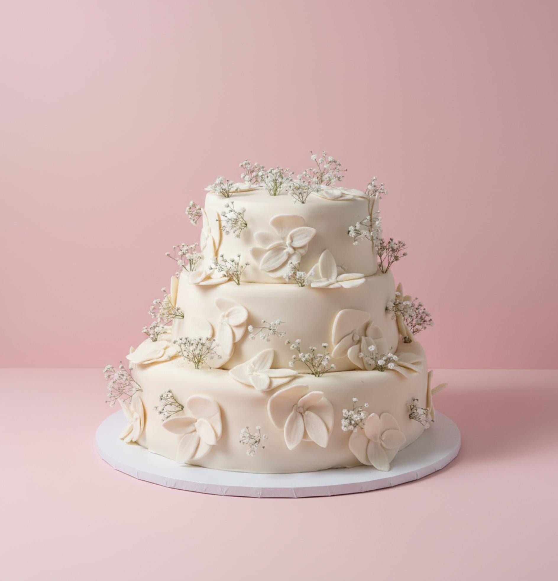 Liva Beyaz Orkide Özel Pasta