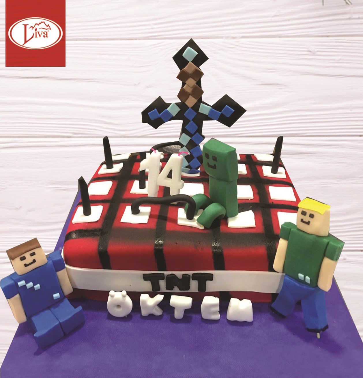 Liva Minecraft Tnt Özel Pasta