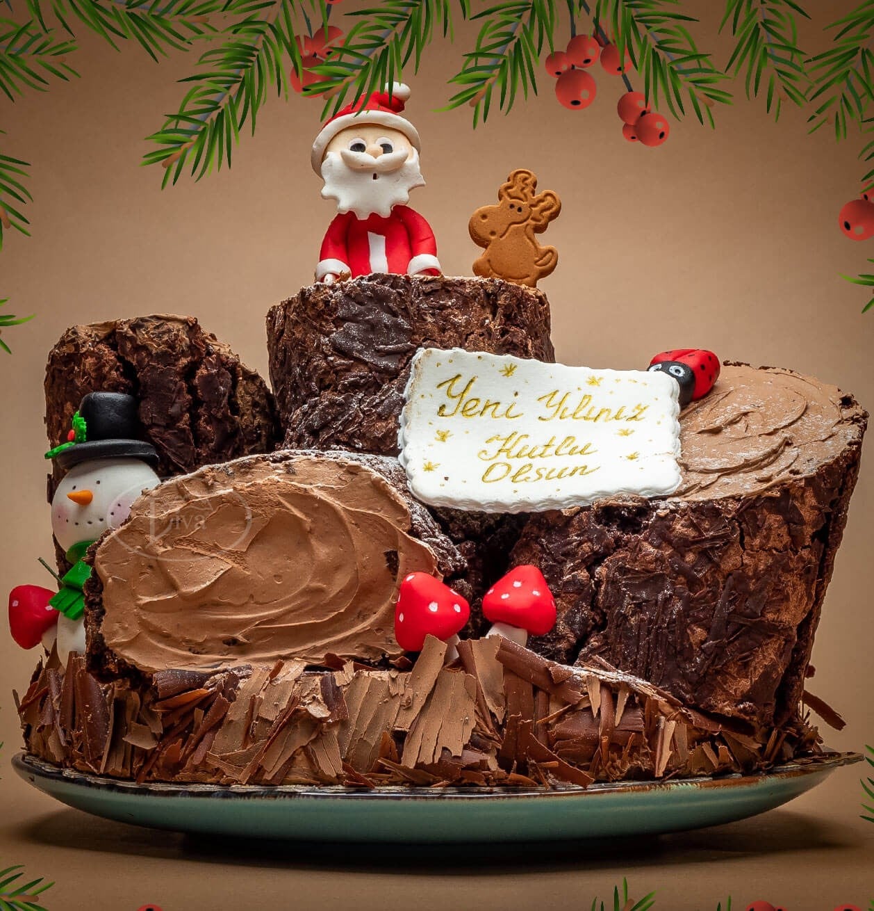 Liva Yılbaşı Kütük Pasta