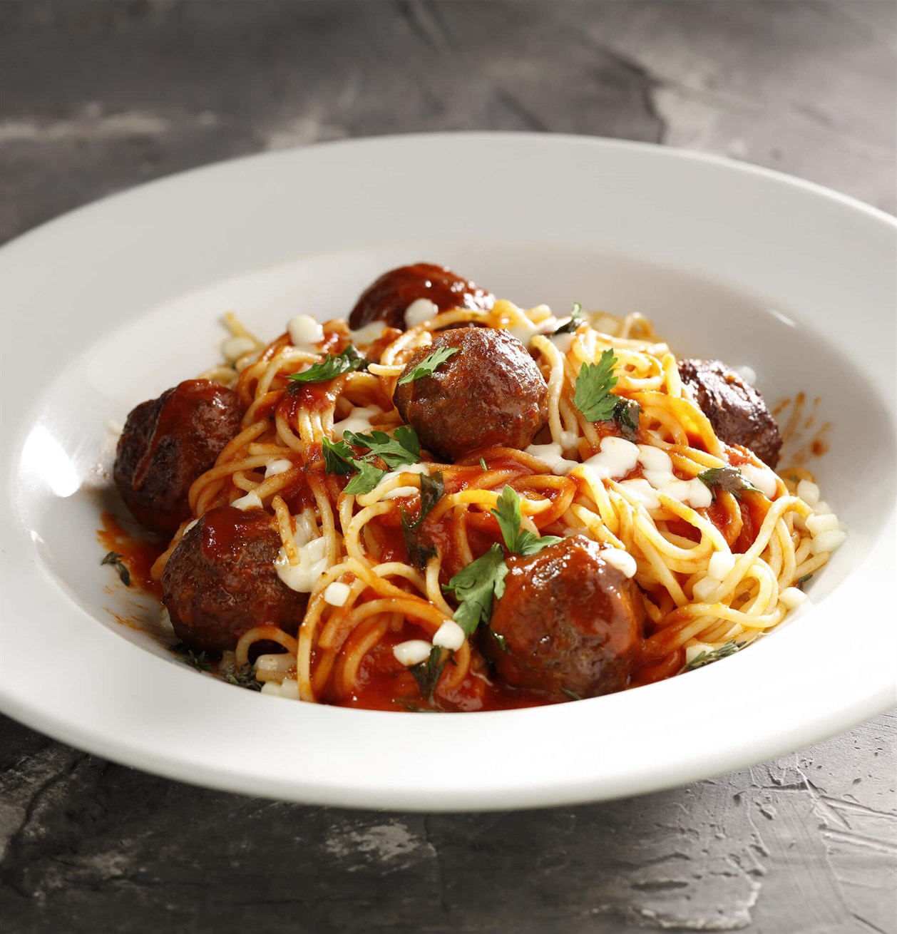 Misket Köfteli Spaghetti