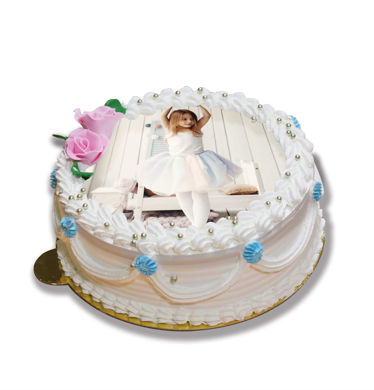 Resim Baskılı Pasta Yuvarlak