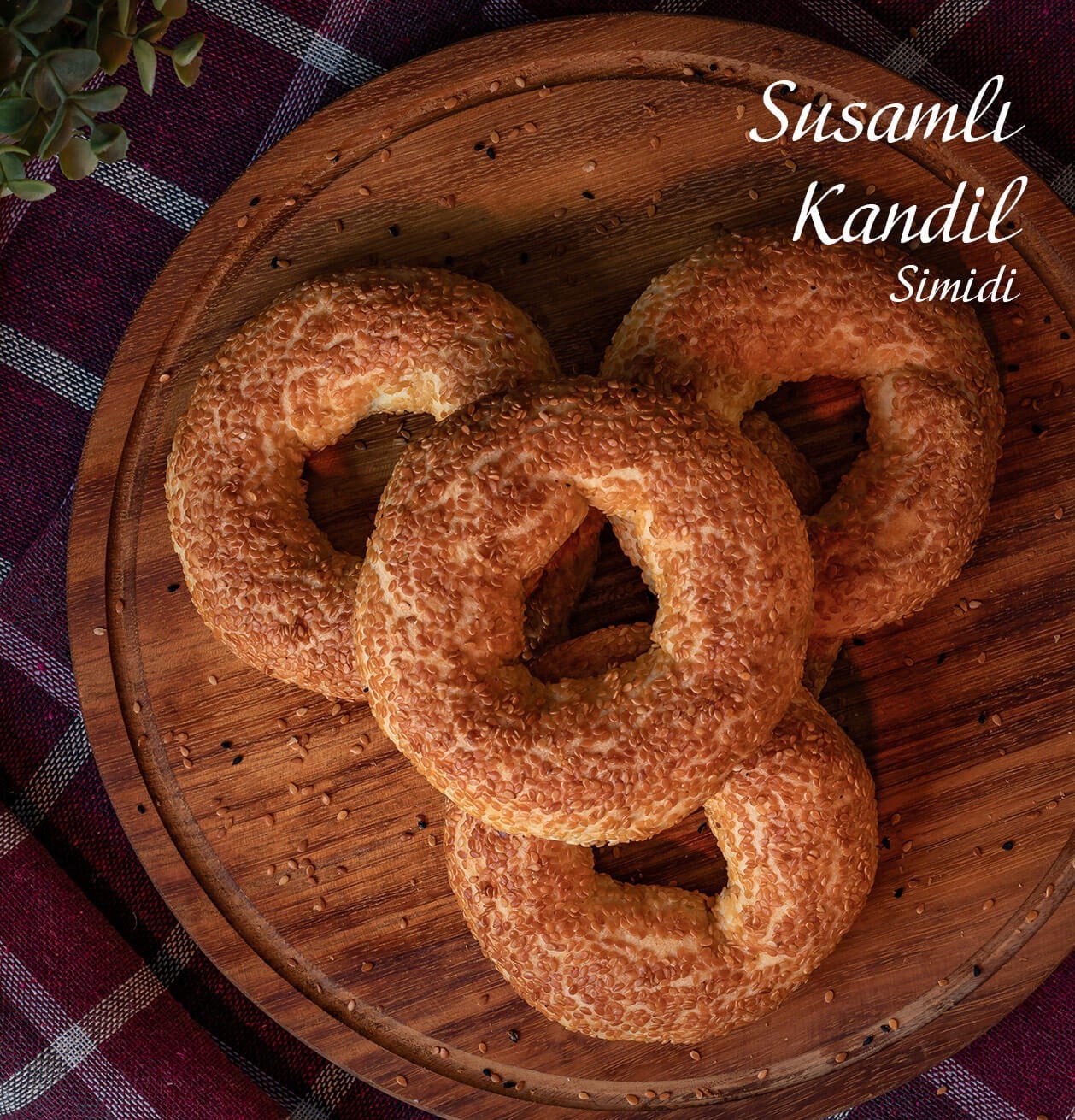 Susamlı Kandil Simidi