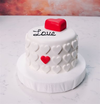 Sevgililer Günü Sade Aşk Pasta