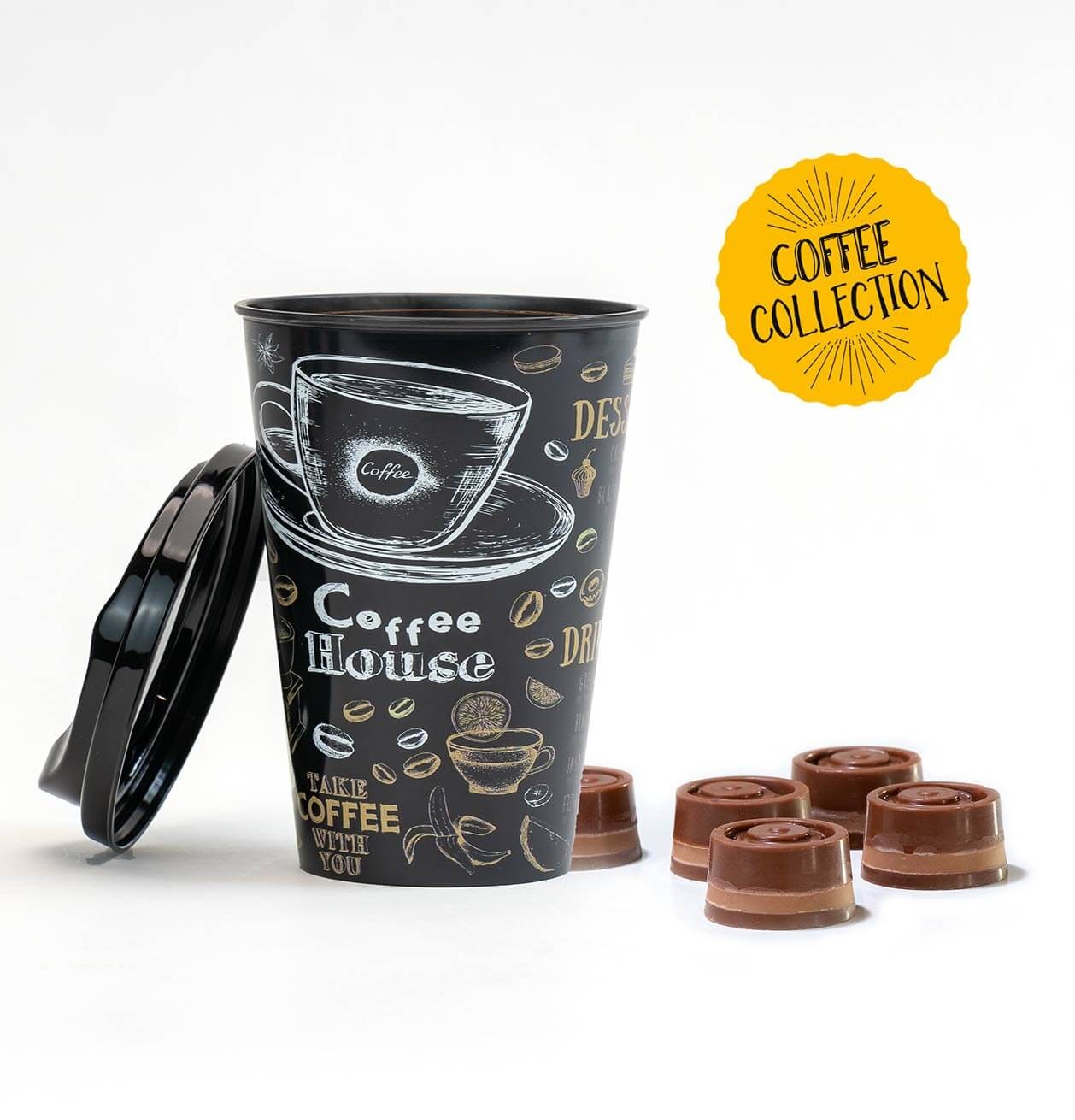 Filtre Kahve + 20 Adet Fındıklı Sütlü Çikolata - Liva Shop