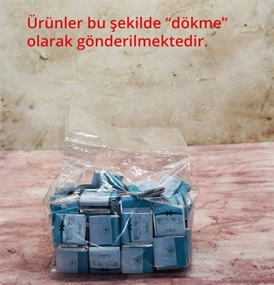 Liva Söz Nişan Çikolatası Dökme Lavanta Tasarımlı (45 Adet Kare Çikolata)