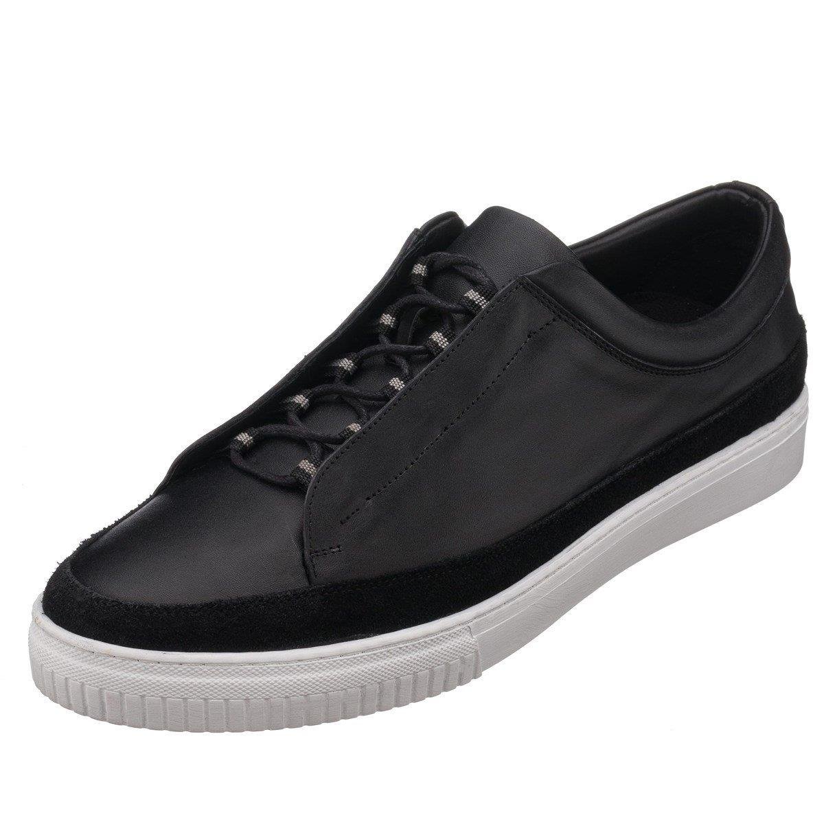 Siyah Deri111, iriadam, 45 46 47 48 49 50 numara erkek spor deri ayakkabı, spor ayakkabı, büyük numara erkek spor, büyük beden geniş kalıp kaliteli deri spor ayakkabı, uygun fiyat