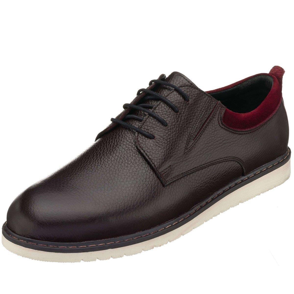 Bordo deri2525, iriadam, 45 46 47 48 49 50 numara erkek günlük deri ayakkabı, büyük beden ayakkabı, büyük numara oxford casual günlük ayakkabı, büyük beden geniş kalıp kaliteli deri ayakkabı, uygun fiyat