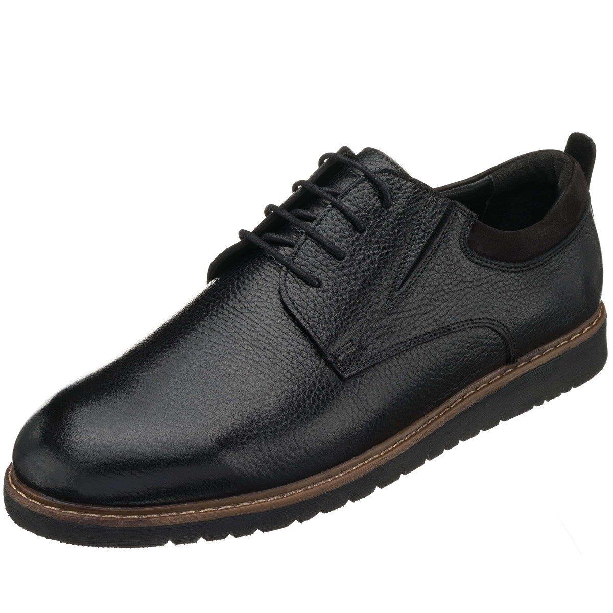 Siyah Deri298, iriadam, 45 46 47 48 49 50 numara erkek günlük deri ayakkabı, büyük beden ayakkabı, büyük numara oxford casual günlük ayakkabı, büyük beden geniş kalıp kaliteli deri ayakkabı, uygun fiyat