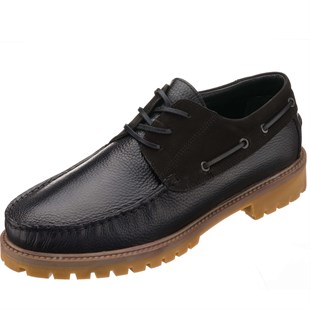 Costo shoes4 Mevsim Modeller45-46-47-48-49 Numaralarda GG506 Siyah Timberland Modeli Kauçuk Taban Rahat Geniş Kalıp 4 Mevsim Kullanılabilir Büyük Numara Erkek Ayakkabı
