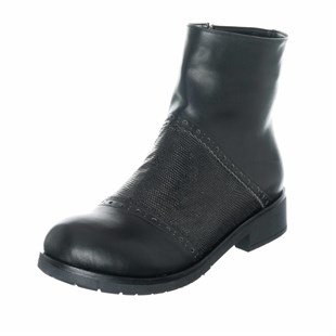 Costo shoesBot ve Çizme ModellerimizK131-1 Siyah Büyük Numara Kadın Bot 