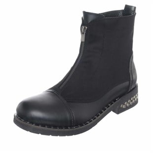 Costo shoesBot ve Çizme ModellerimizK222-2 Siyah Özel Seri Büyük Numara Kadın Botları