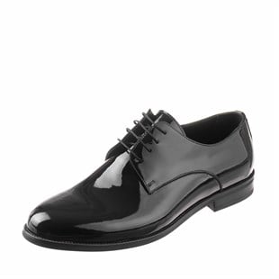 Costo shoesV.İ.P Erkek AyakkabılarUS190513 Siyah Rugan Üst Kalite El İşçiliği Erkek Ayakkabısı