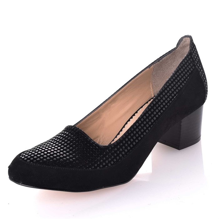 İriadam 190214 siyah Büyük Numara Kadın Ayakkabısı