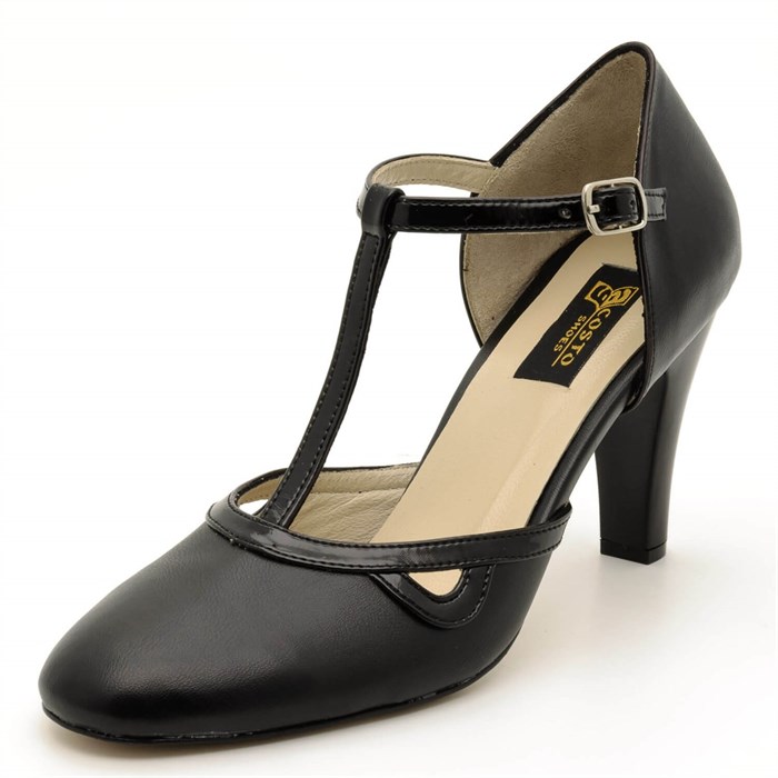 İriadam 2017 Siyah Büyük Numara Bayan Ayakkabısı
